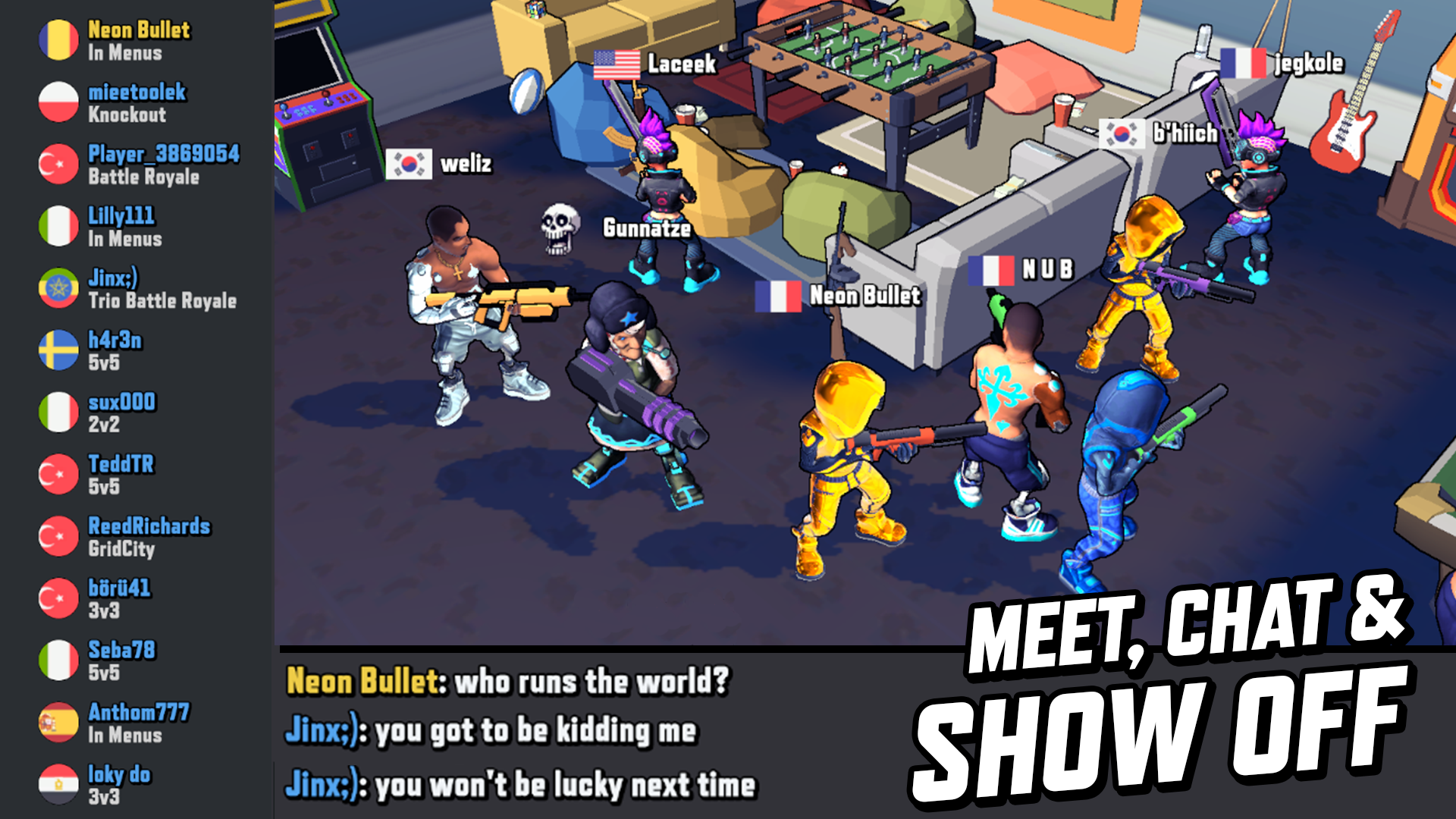 36 players Battle Royale